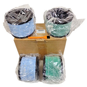 4 Pack MK01 & MK06 True HEPA Filter Replacement Filter 2 Blue + 2 Green Pet Tool